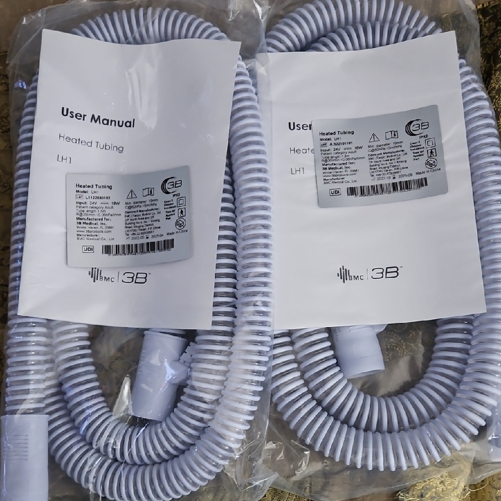 Lot Of 2- Heated Tubing For Luna Cpap/Bipap. BRAND NEW!!!